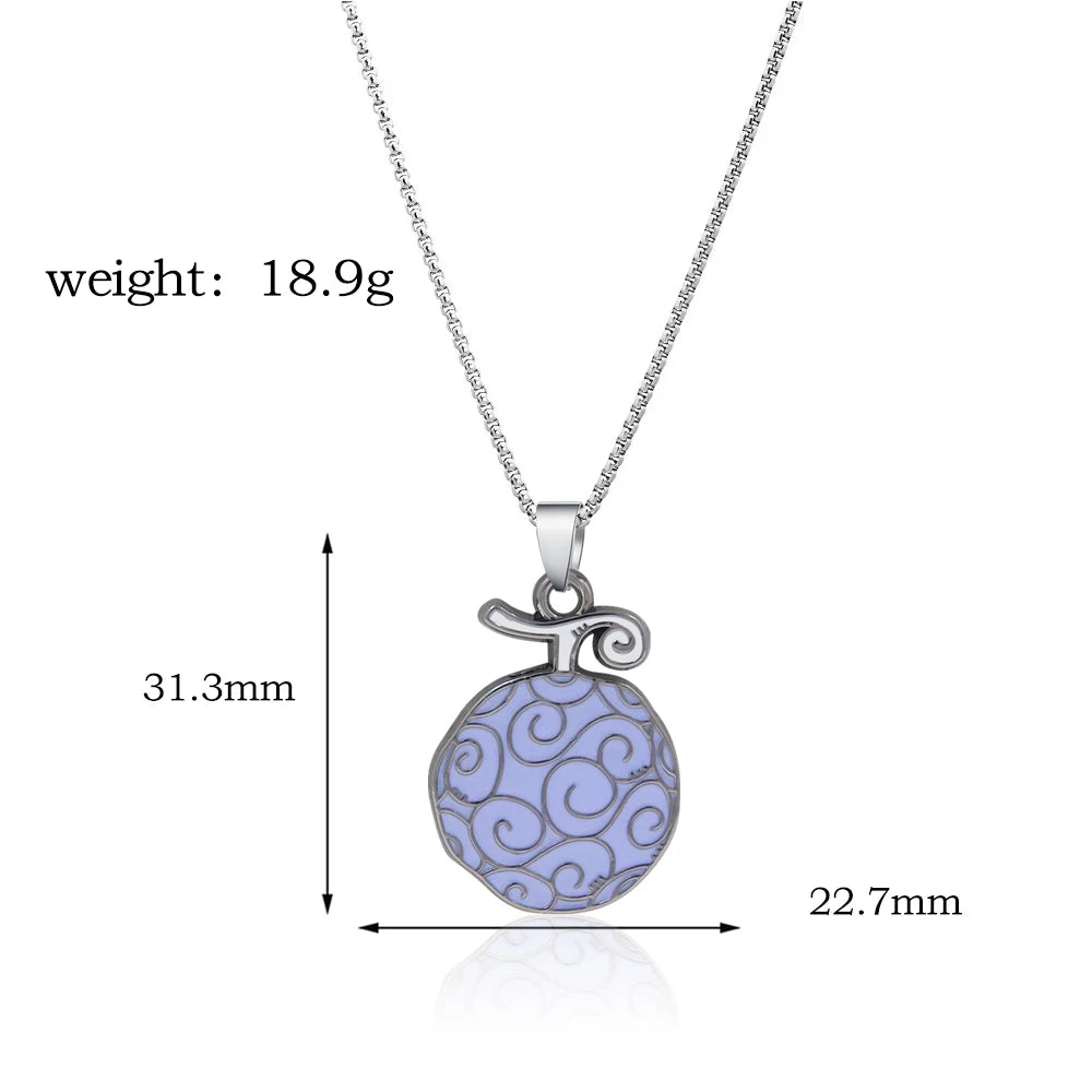 One Piece Devil Fruit Premium Metal Keychain