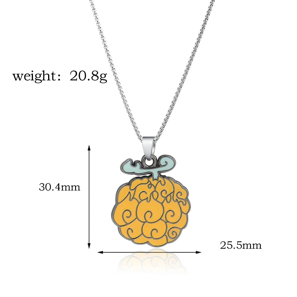 One Piece Devil Fruit Premium Metal Keychain