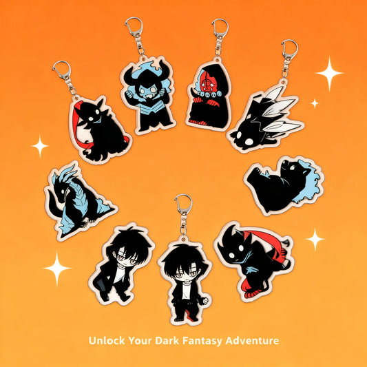 Solo Leveling Sung Jinwoo Double-Sided Acrylic Keychain