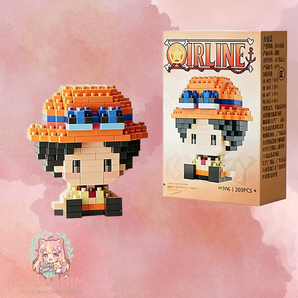 Portgas D. Ace Mini Diamond Building Blocks Figure